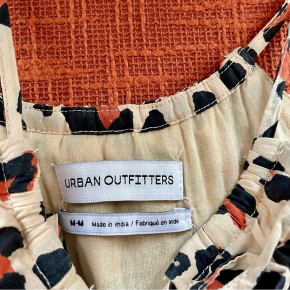 Urban Outfitters Kendal Leopard Print Tiered Romper Size M EUC - Picture 6 of 12